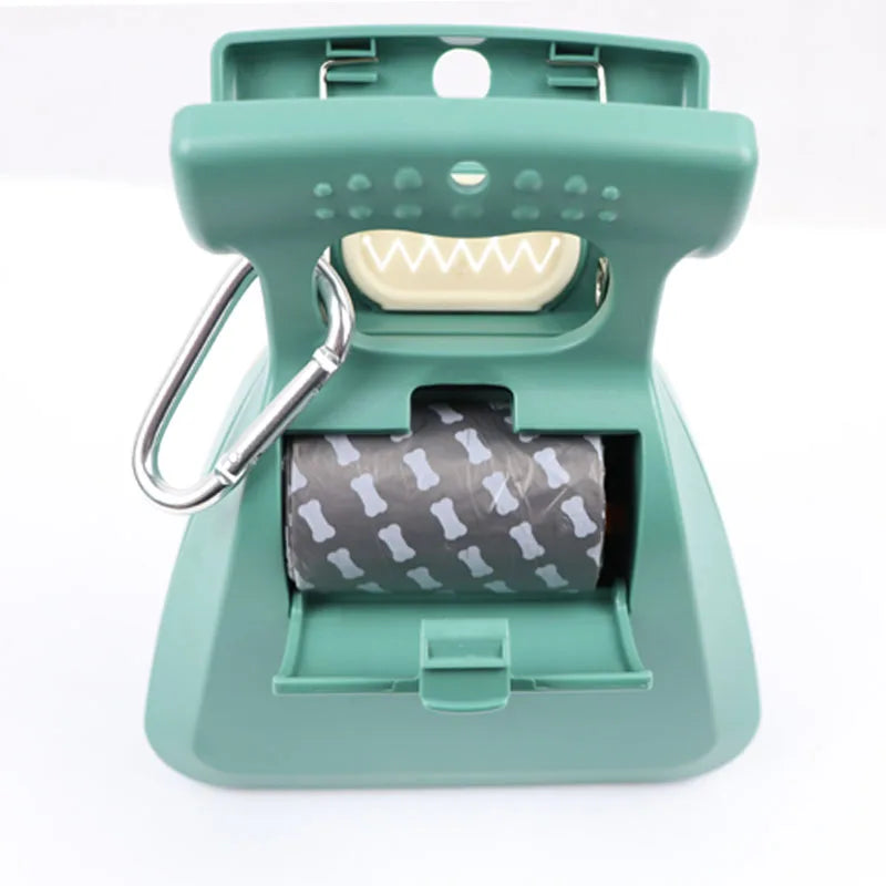 Portable Foldable Dog Pooper Scooper with 1 Roll Waste Bags