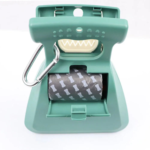 Portable Foldable Dog Pooper Scooper with 1 Roll Waste Bags