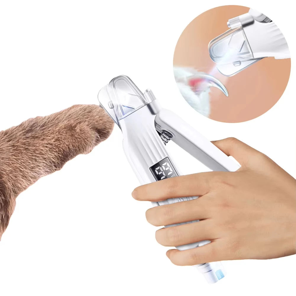 Rechargeable 2-in-1 Pet Nail Grinder with LED Light