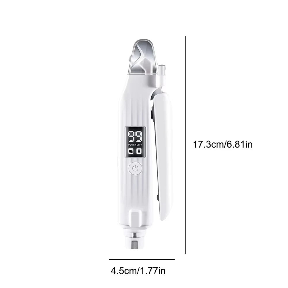 Rechargeable 2-in-1 Pet Nail Grinder with LED Light