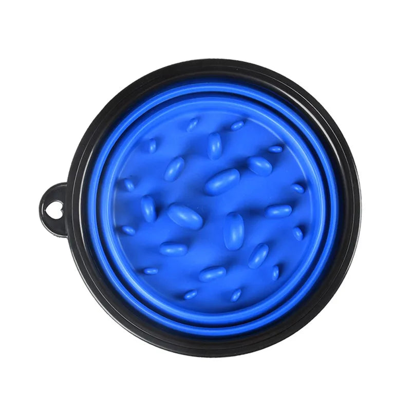 Portable Slow Feeder Dog Bowl for Travel & Daily Feeding