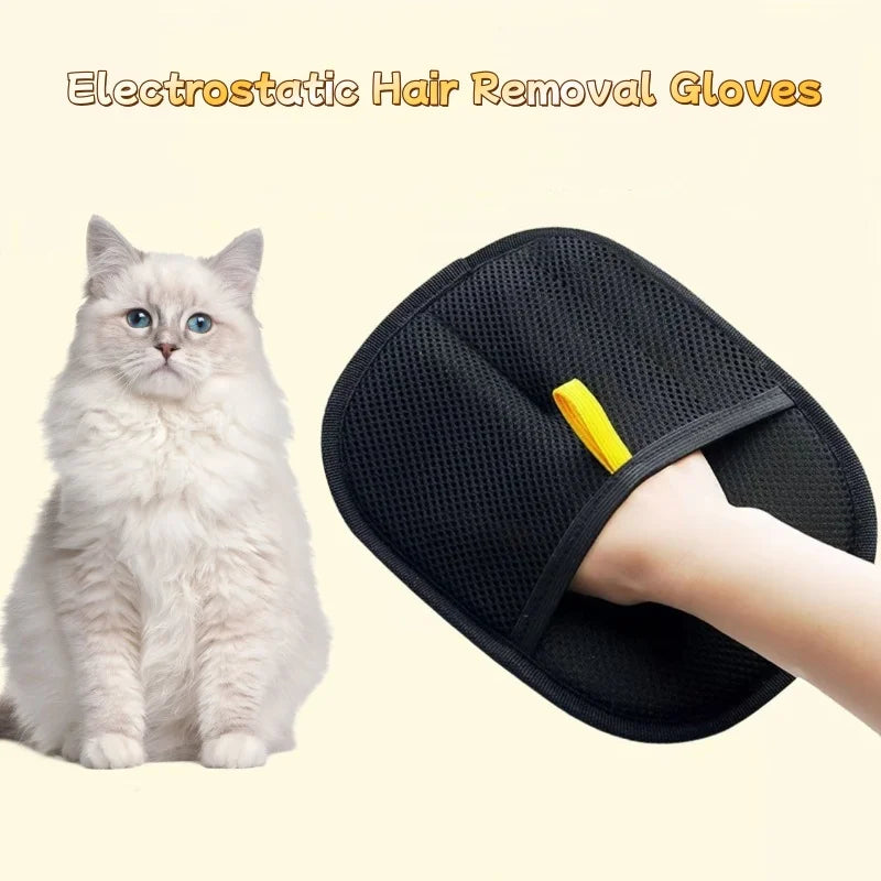 Reusable Pet Grooming Glove for Cats & Dogs